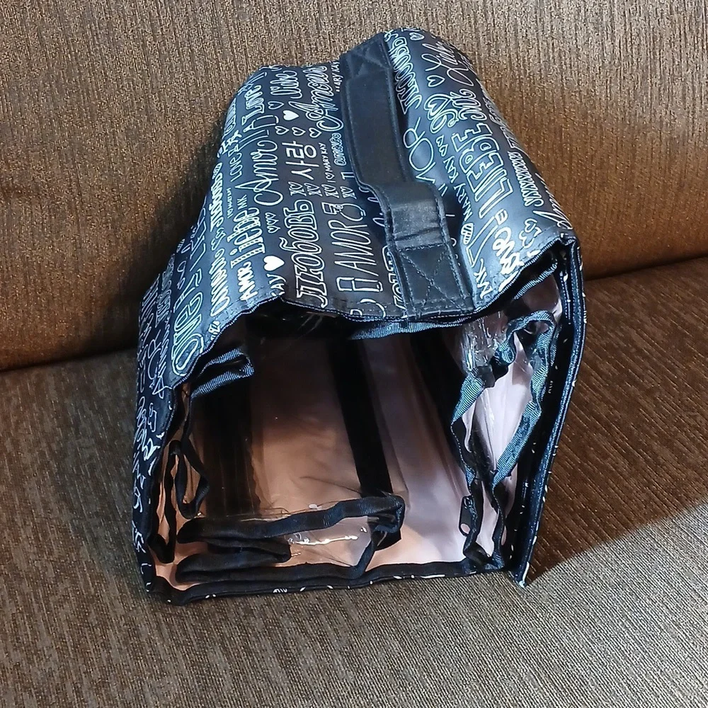 Mary Kay Love print roll up travel makeup bag